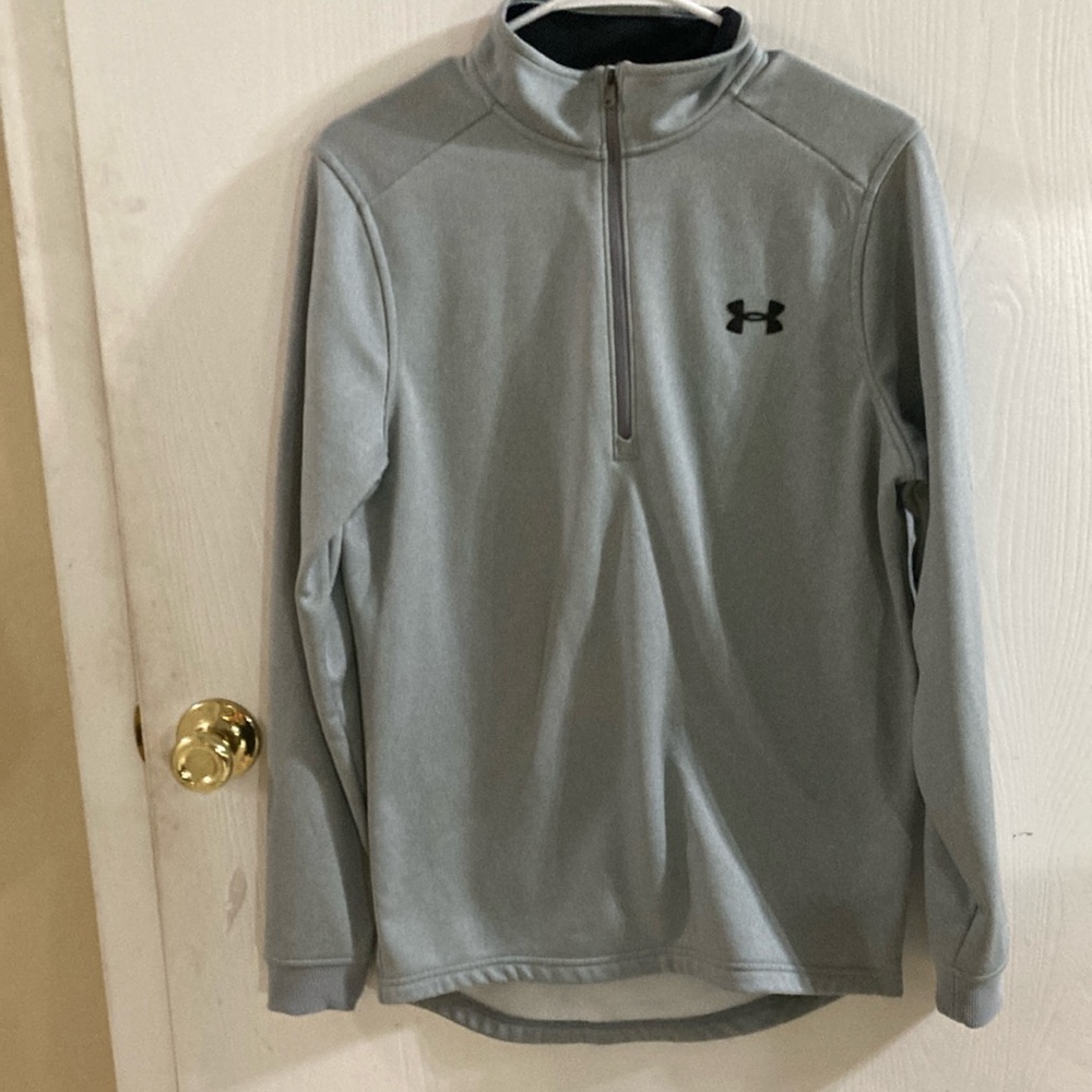 Under Armour Men's Gray Quarter-Zip Jacket